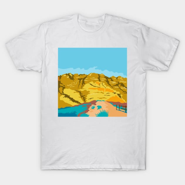 Red Rock Canyon WPA T-Shirt by retrovectors